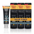 Burt’s Bees Charcoal Whitening Toothpaste Fluoride Mountain Mint 4.7oz 3 Pack