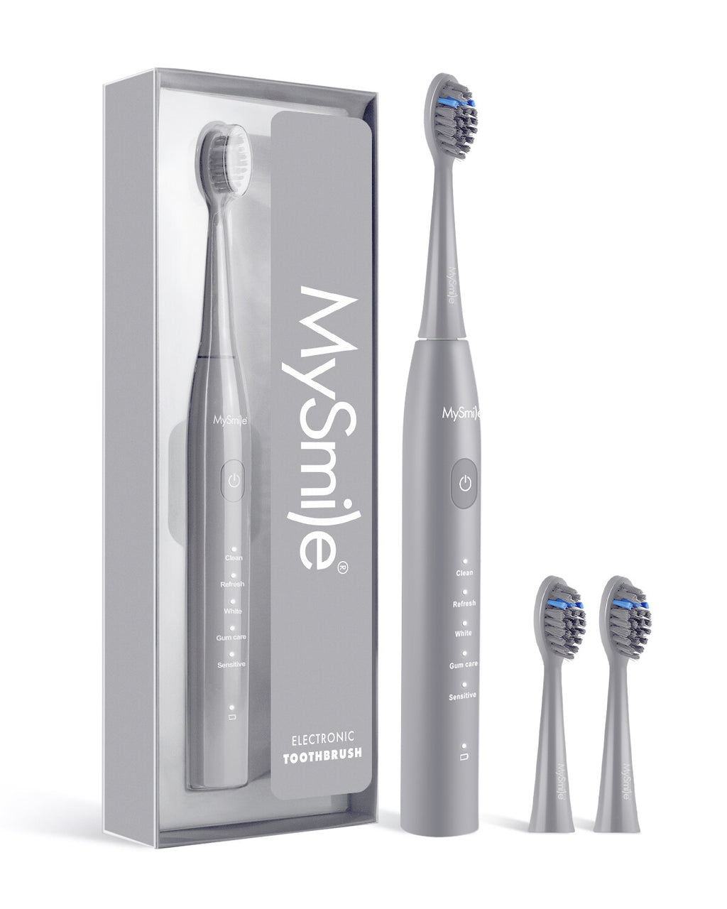Sonic Electric Toothbrush with 5 Modes & 3 Brush Heads - Waterproof Rechargeable