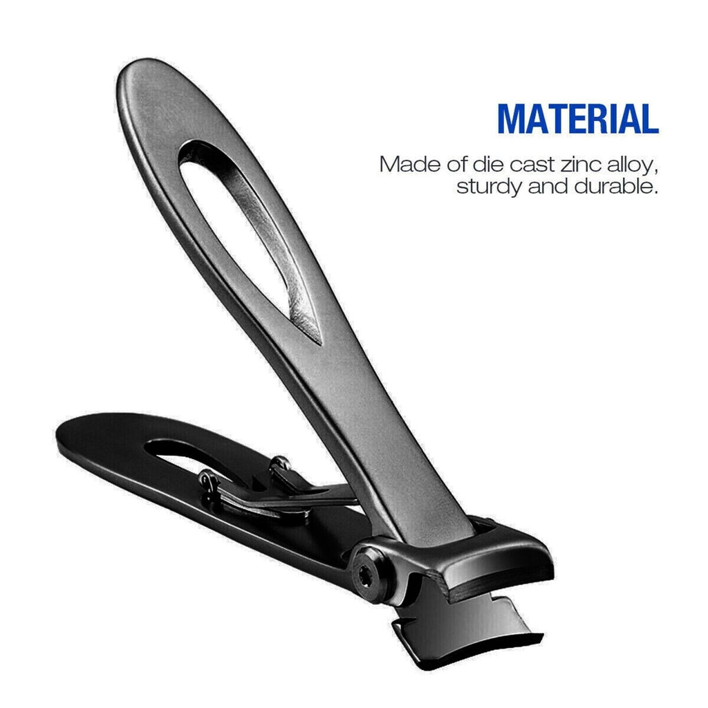 Extra Large Heavy Duty Stainless Nail Clippers for Thick Nails - Professional Pedicure Tool