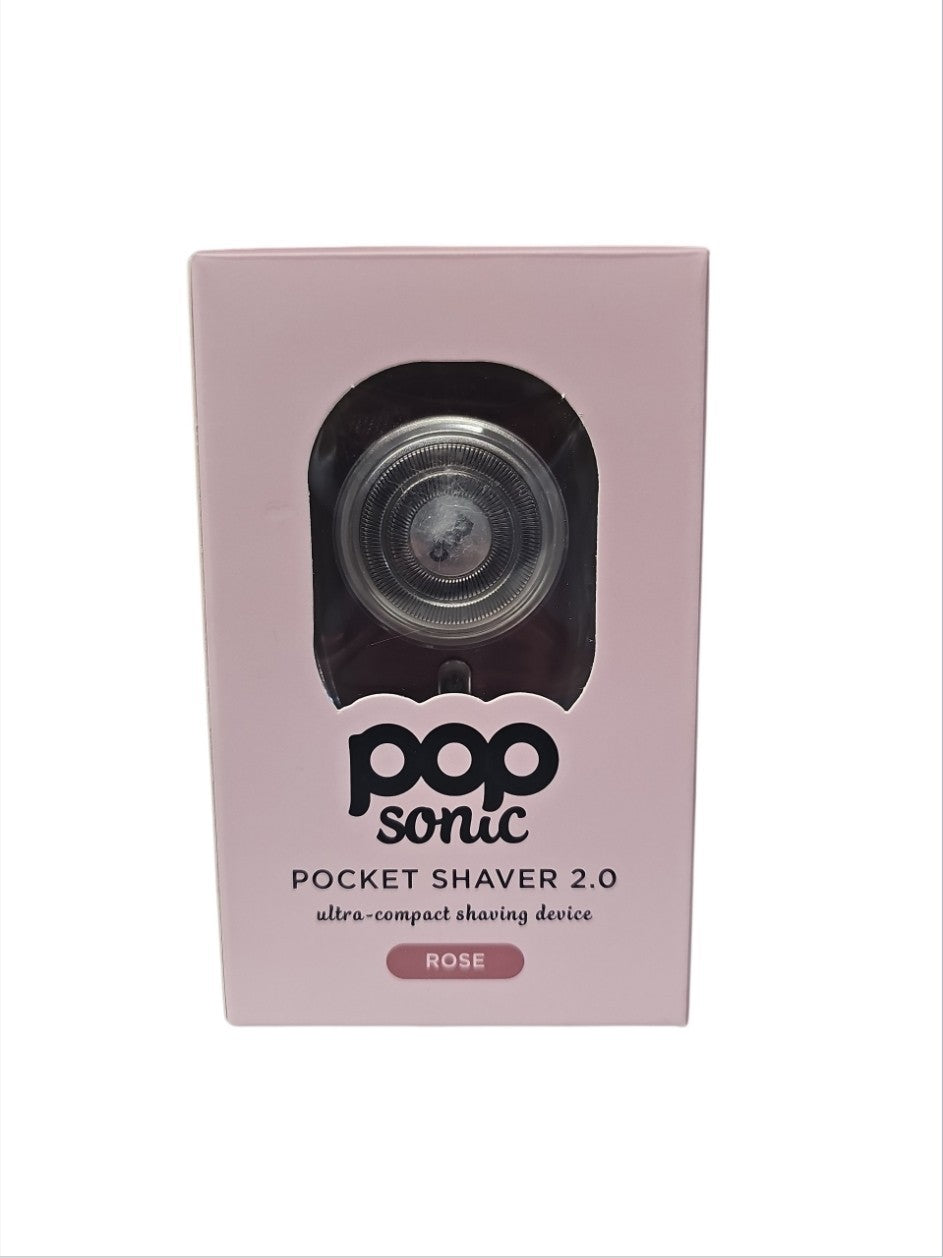 Pop Sonic Pocket Shaver 2.0 Ultra-Compact Razor - Rose
