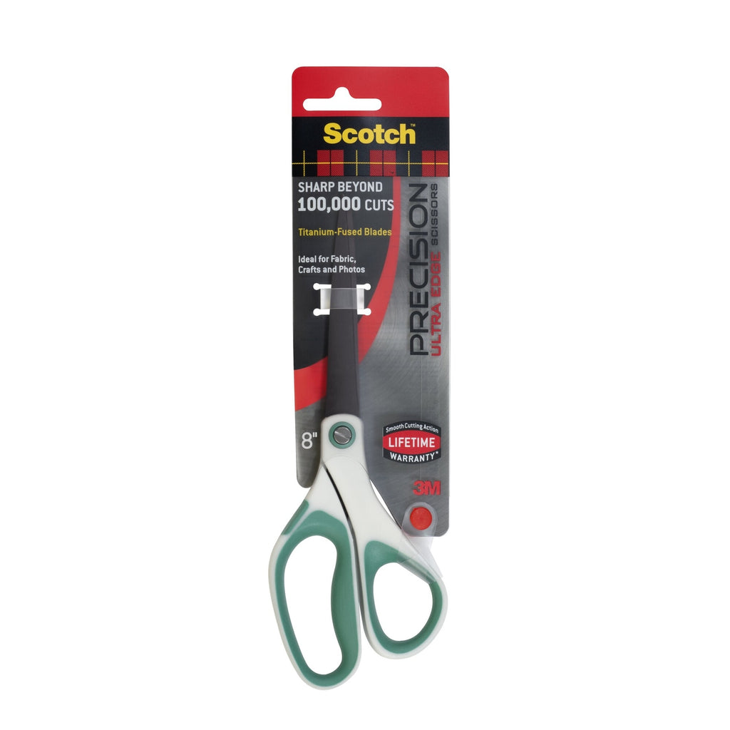 8-Inch Craft Scissors with Titanium Fused Blades and Soft Grip Handles