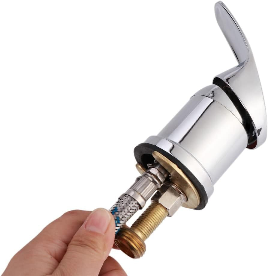 Salon Shampoo Sink Faucet Set with Sprayer Hot Cold Water Control