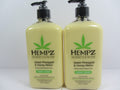 Hempz Sweet Pineapple & Honey Melon Body Moisturizer 2 Pack - Vegan, Paraben-Free