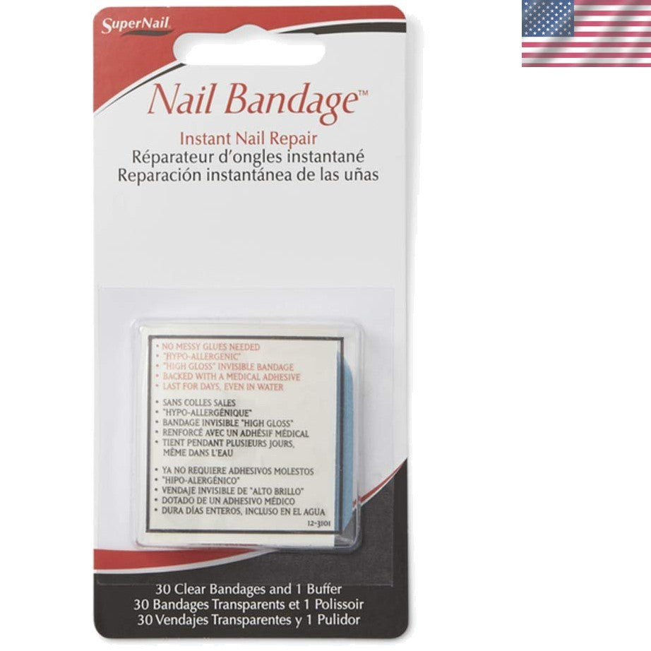 Clear Nail Bandages for Instant Nail Repair - Protective Nail Wraps