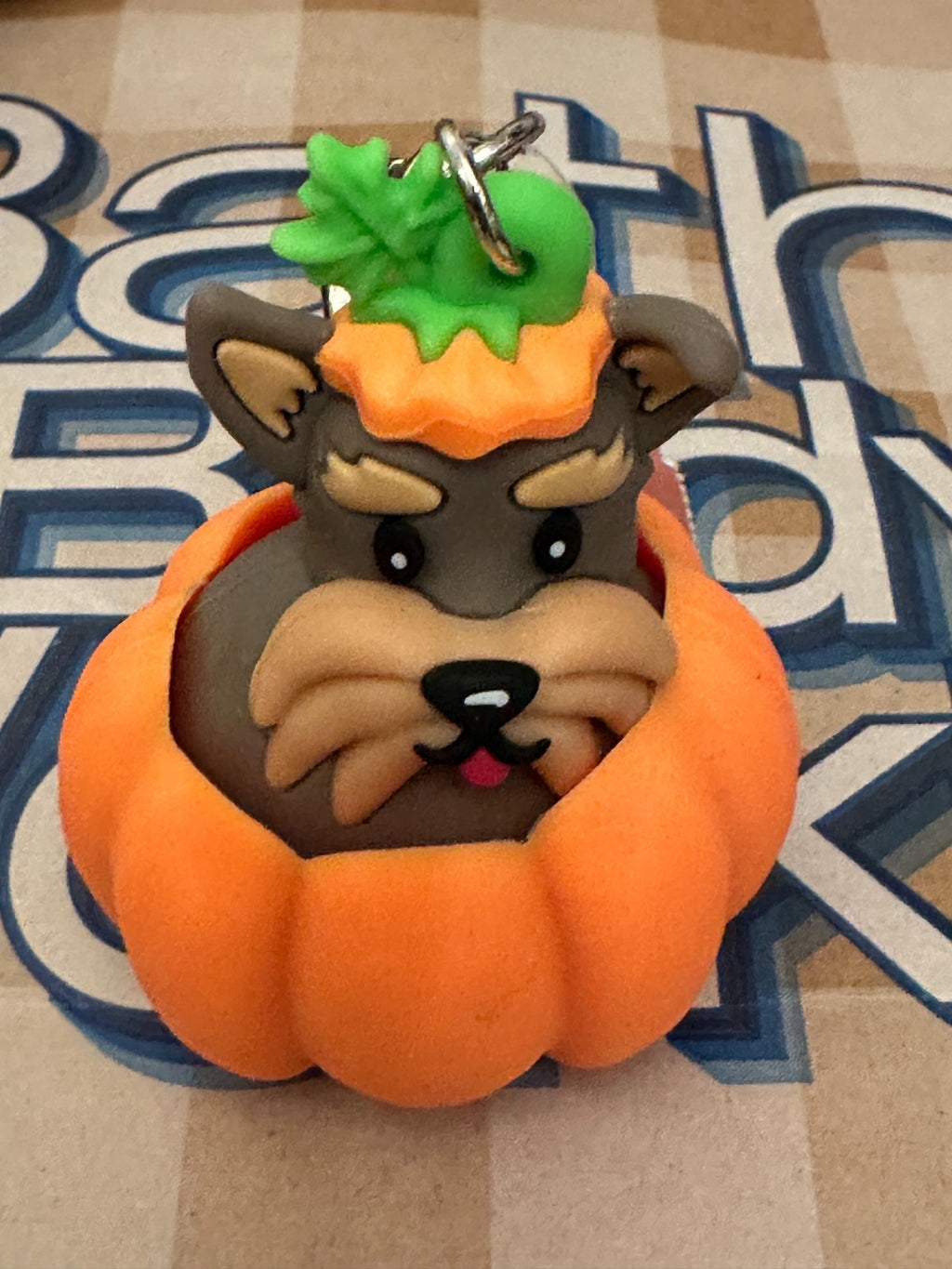 Bath & Body Works Pumpkin Dog PocketBac Hand Sanitizer Holder - Fall Decor