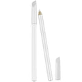 White Nail Pencil Set for French Manicure - 2 Pieces, Nail Whitening & Cuticle Pusher