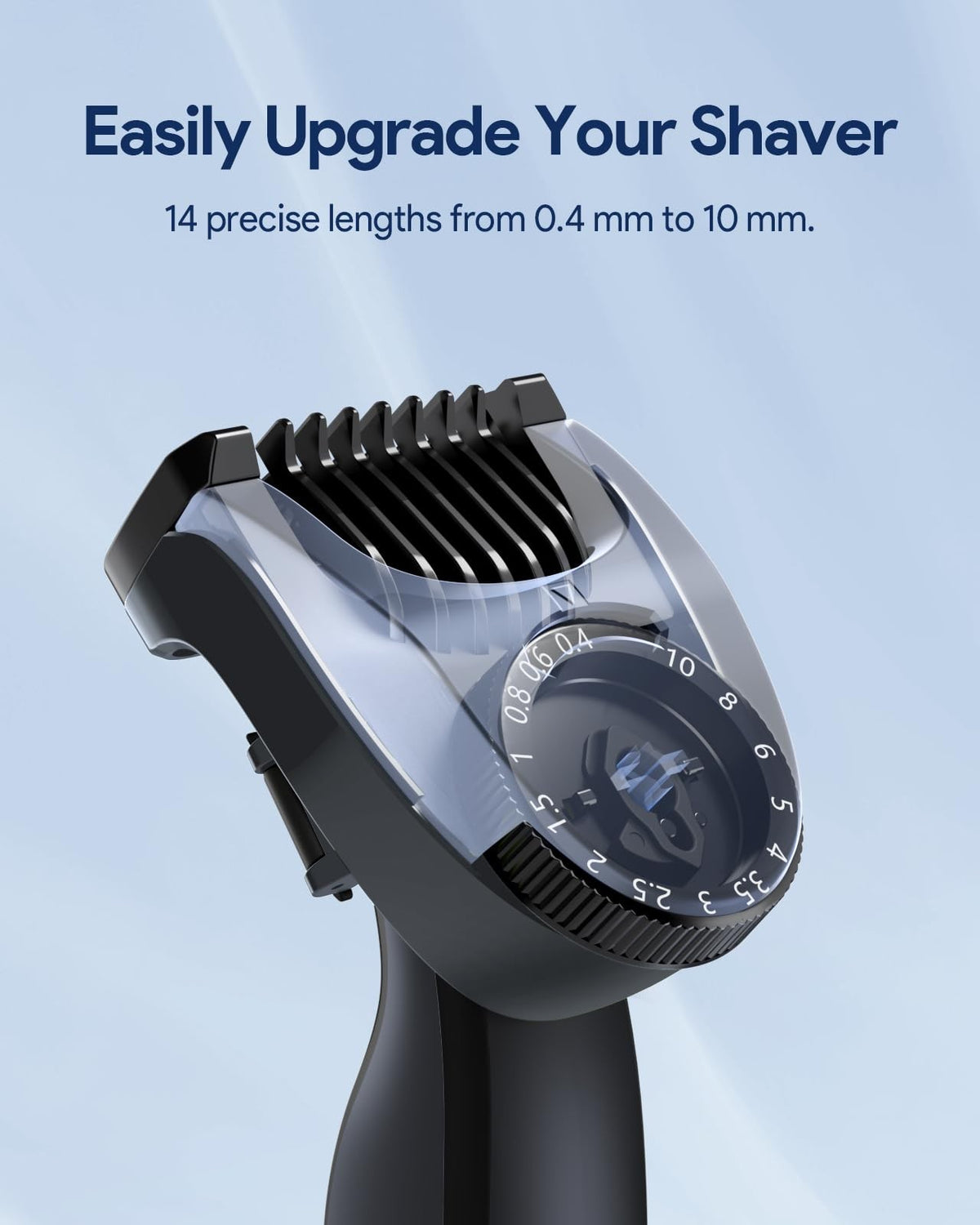 14-in-1 Adjustable Grooming Guard for Shaving & Trimming - 0.4-10mm