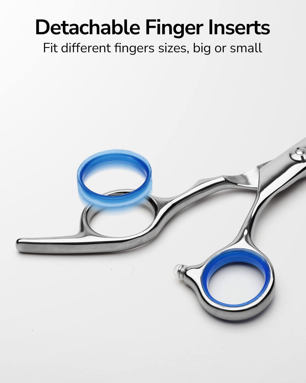 Professional Hair Thinning Scissors 6.5 Inch Japanese Steel Barber Shears