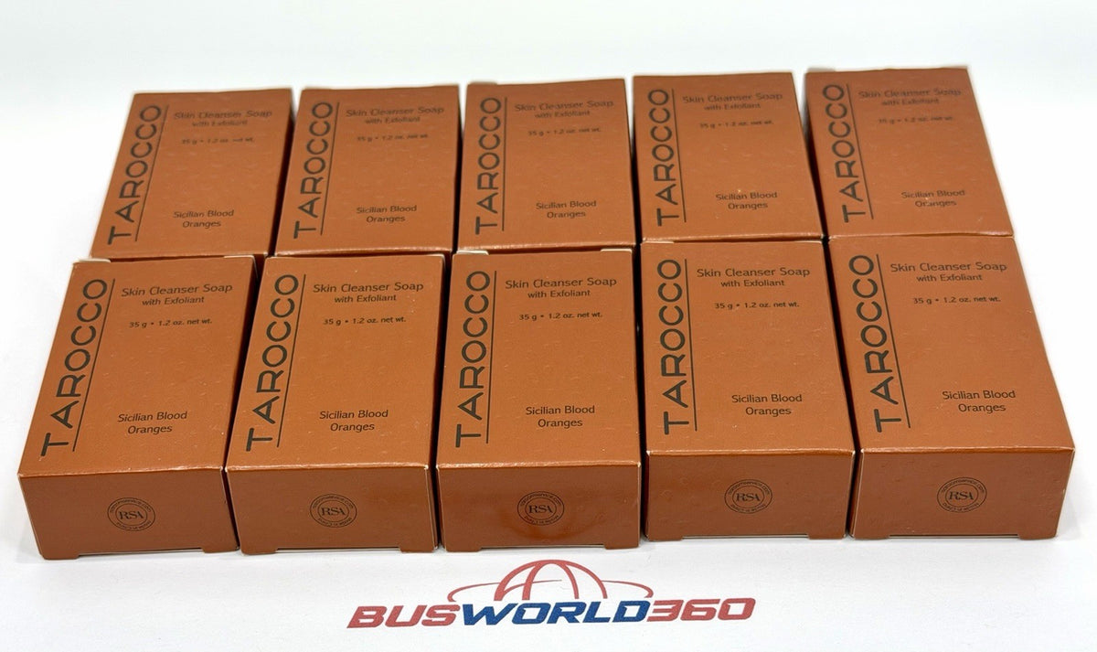 Travel Size Blood Orange Skin Cleanser Soap Bars - Set of 10