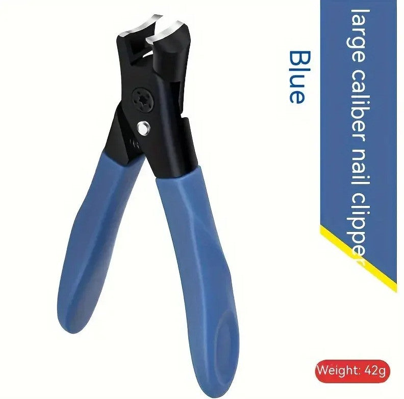 Professional Toenail Scissors - Ergonomic Carbon Steel Trimmer for Thick Nails