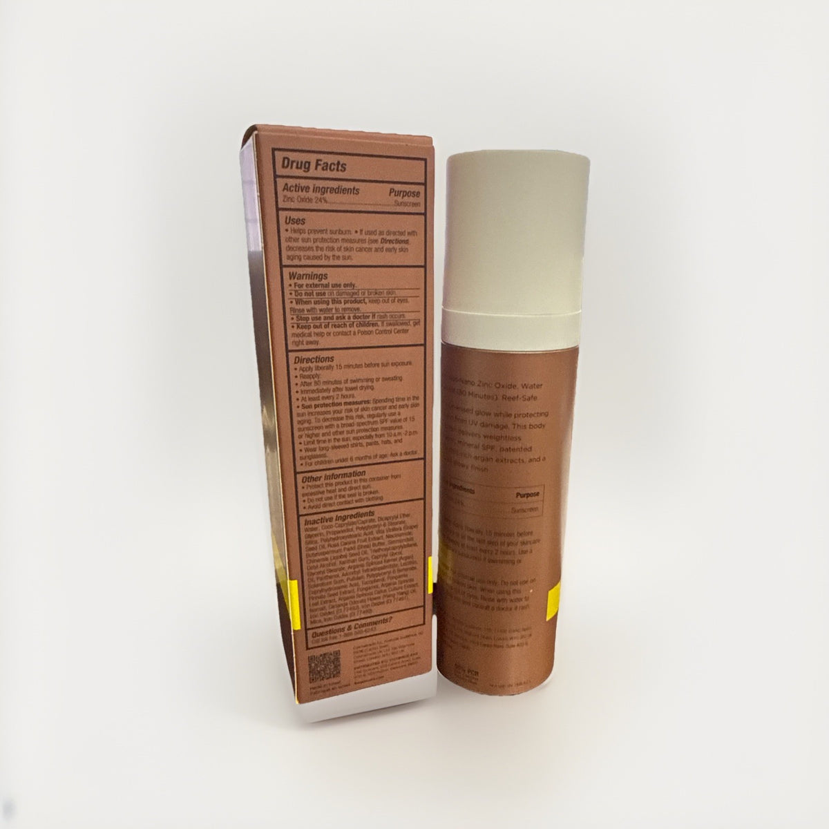 Mineral Sunscreen SPF 50 Sun Kissed Tanning Lotion - 3.38 Fl Oz