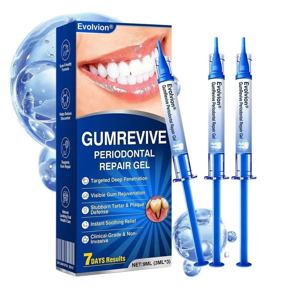 Gum Revive Periodontal Repair Gel with Mint Flavor for Sensitive Gums