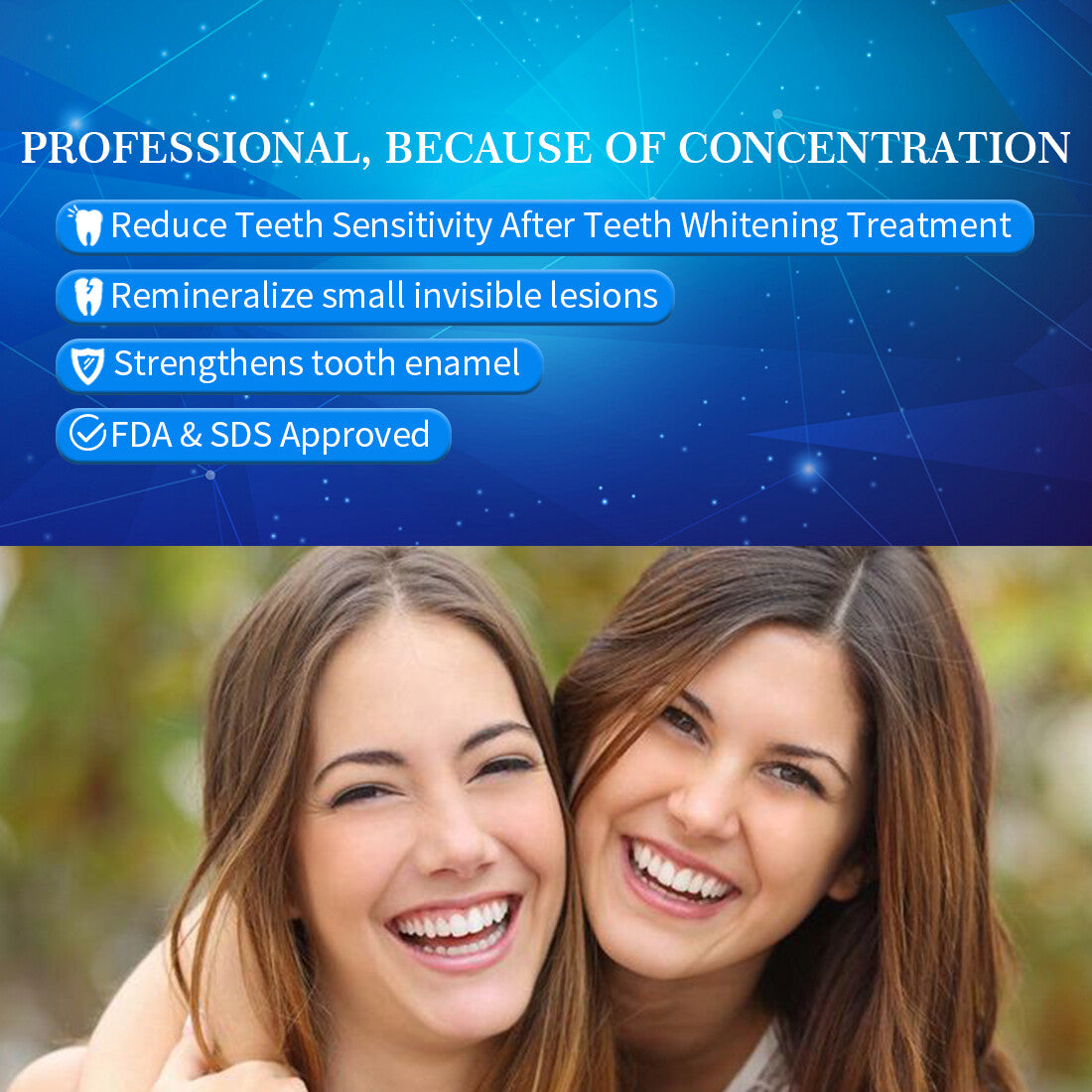 Dental Remineralization Gel Set for Sensitive Teeth - 5 Syringes