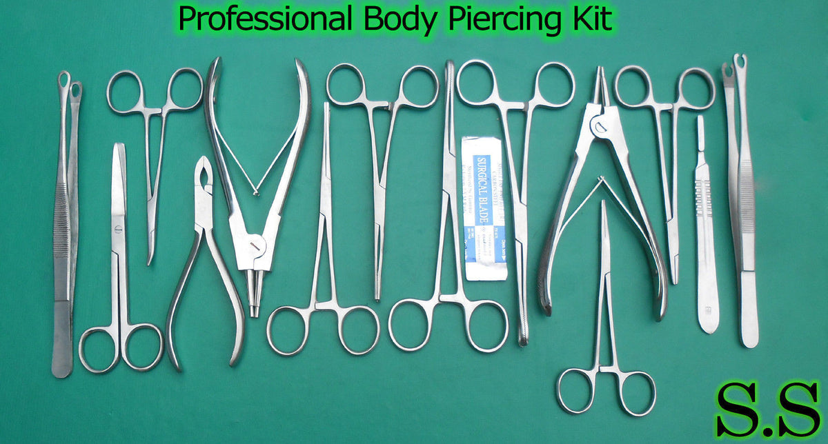 Professional Body Piercing Kit Sponge Ring Opener