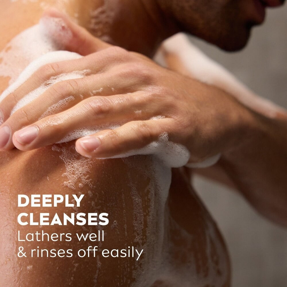 Men’s Charcoal Body Wash 30oz - 3 Pack, Deep Cleansing, Natural Ingredients