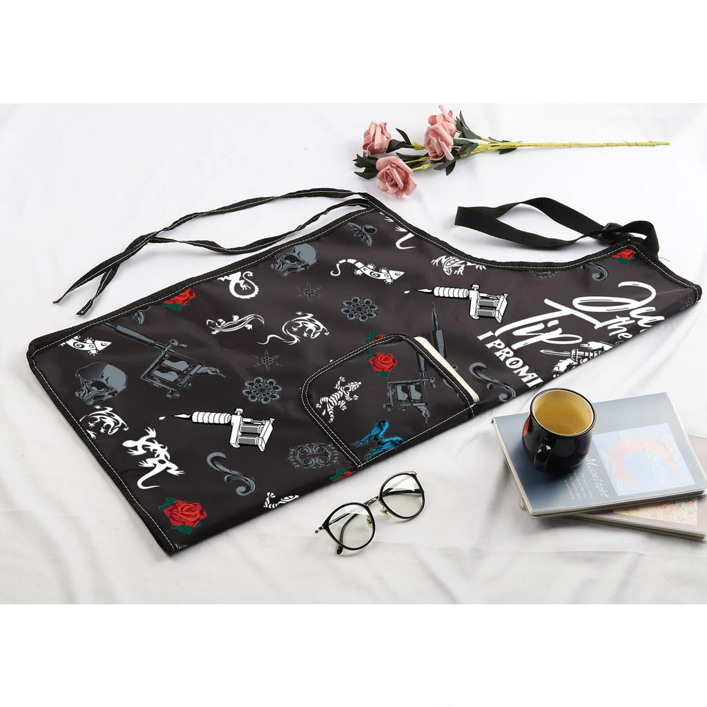 Eat Sleep Tattoo Repeat Apron - Funny Tattoo Artist Gift