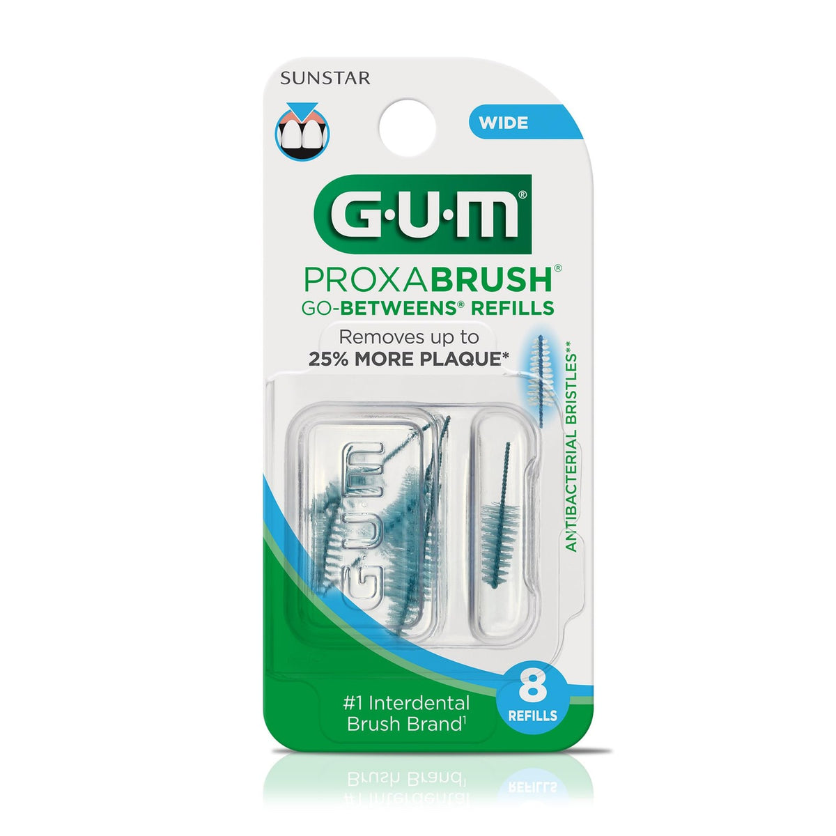 Dental Floss Refills for Interdental Brushes Wide Pack of 6 - 48 Count