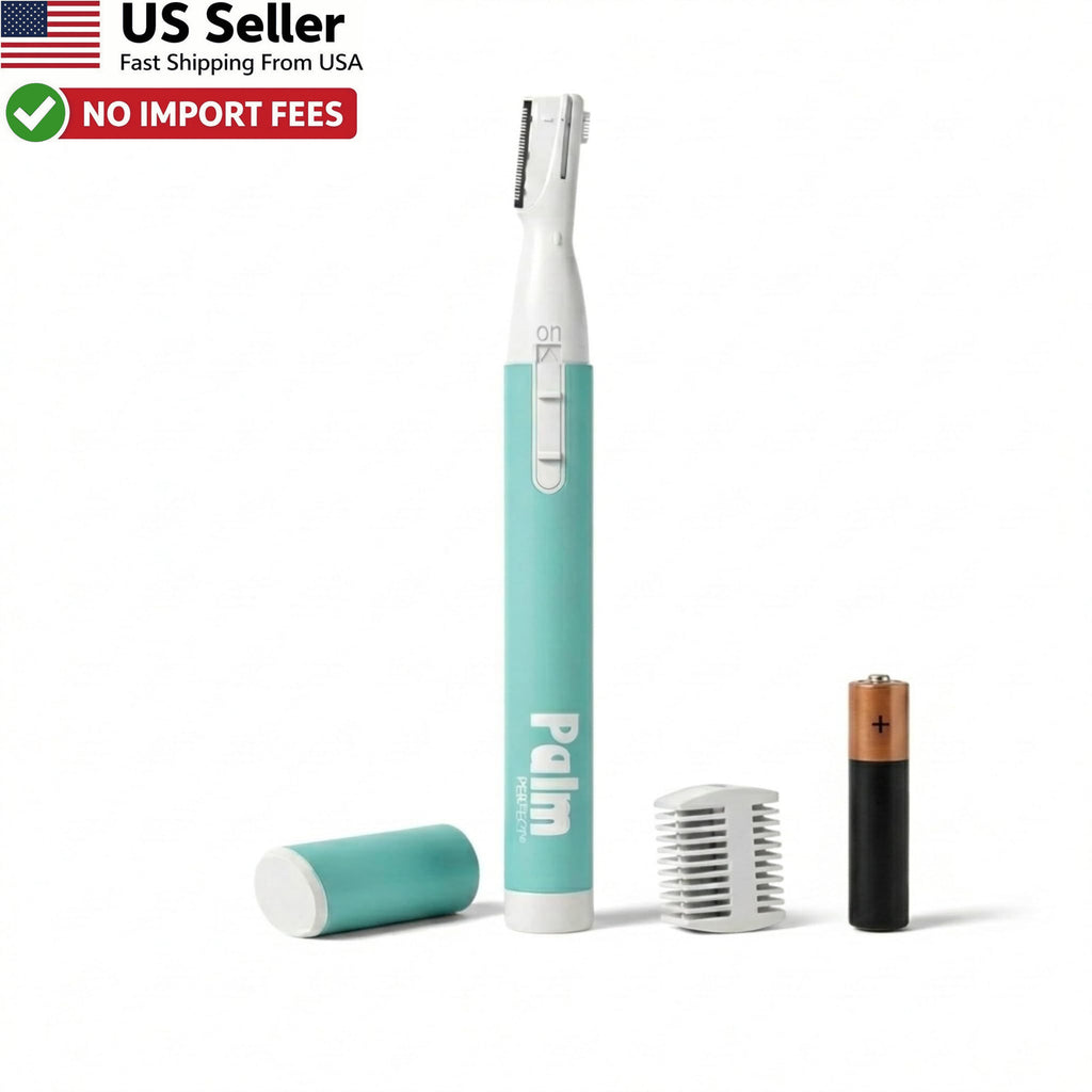 Personal Hair Trimmer for Eyebrows Nose Lip - Painless Grooming Kit