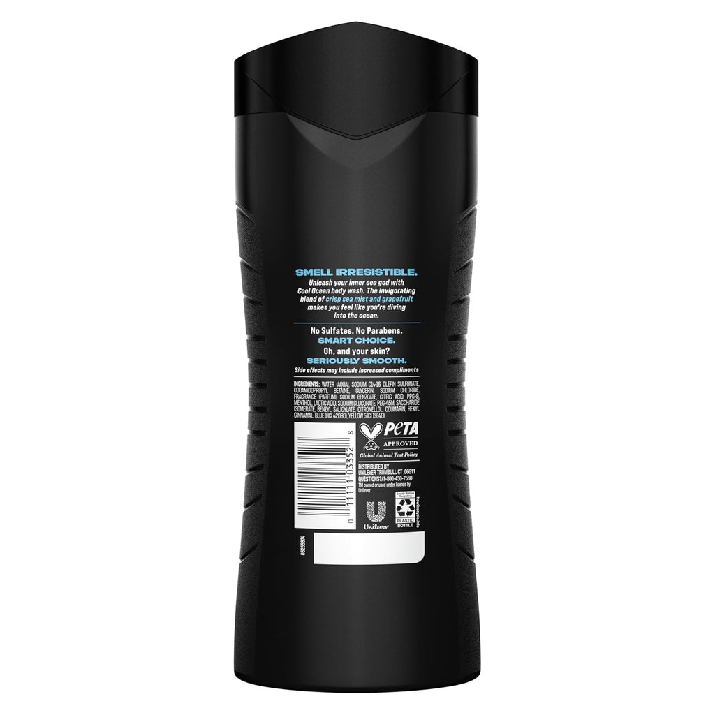 Men's Body Wash - Cool Ocean Scent with Sea Mist & Grapefruit, 16 Fl Oz