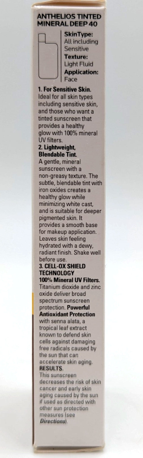 La Roche-Posay Anthelios 40 SPF Mineral Sunscreen - 1.7 Fl Oz, Pack of 2