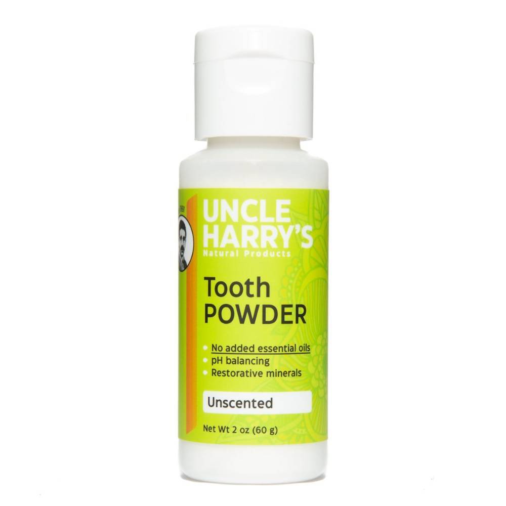 Unscented Remineralizing Tooth Powder - Natural Whitening & Oral Care, 2 oz