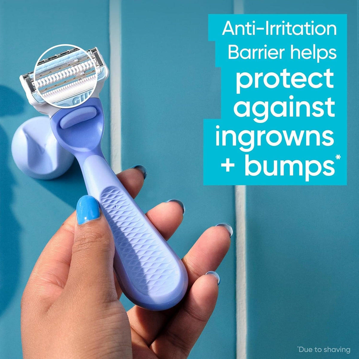 Gillette Venus Bikini Razor Set with 4 Cartridges for Women - Smooth Shave