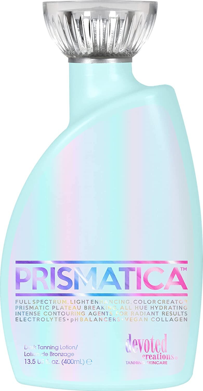 Prismatica Tanning Lotion - Color-Enhancing Dark Sunless Self Tanner 13.5oz