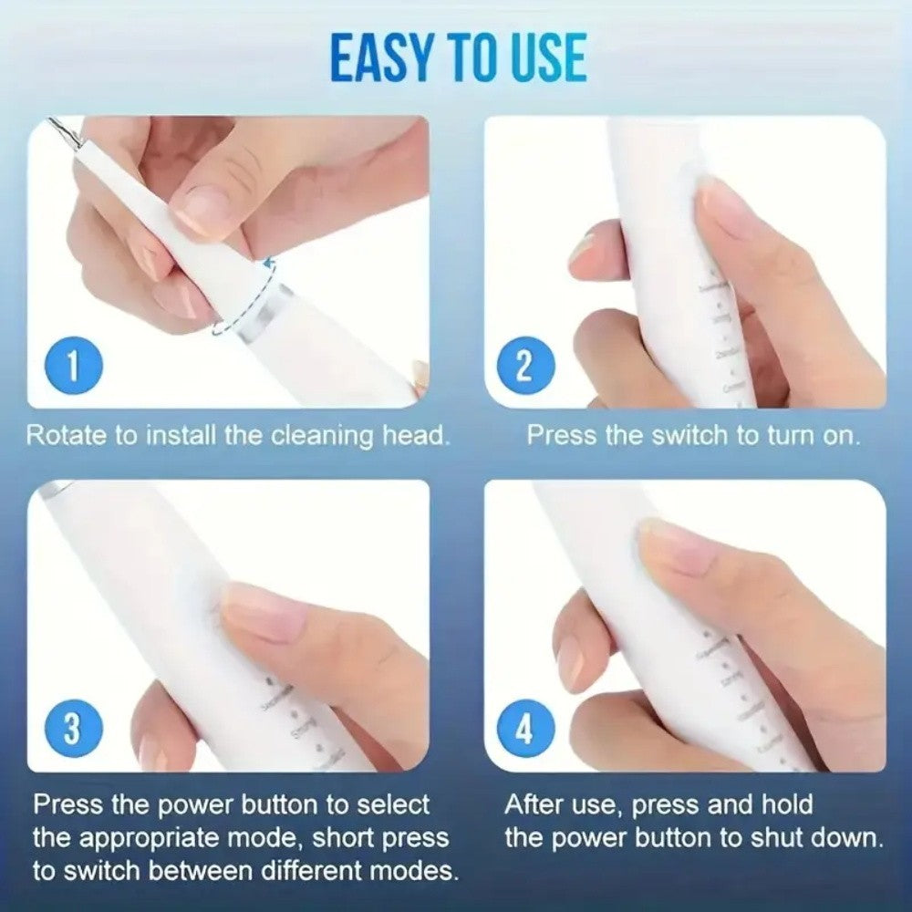 Electric Sonic Dental Scaler Tartar & Plaque Remover for Teeth Cleaning
