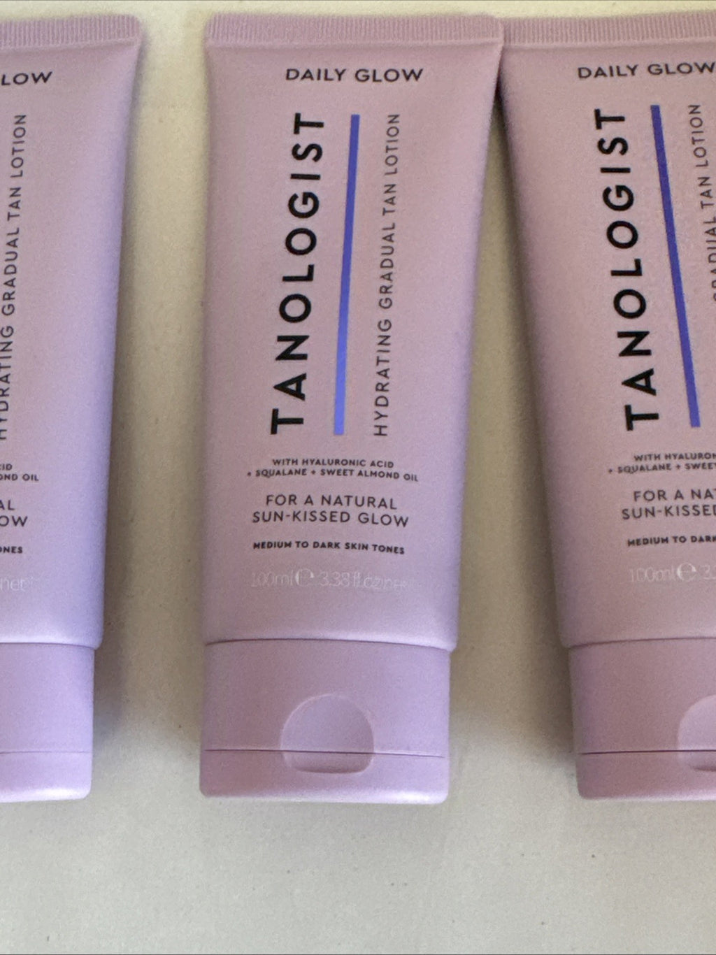 Tanologist Daily Glow Tan Lotion Medium/Dark Skin Tones 4-Pack 3.38oz