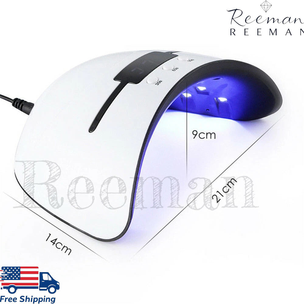 36W Nail Polish Dryer UV LED Lamp for Gel Curing Manicure Fast Drying