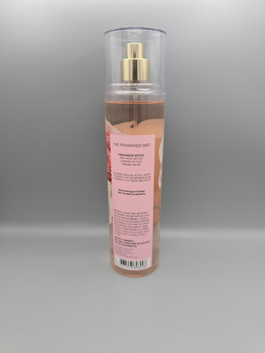 Rose Body Mist Spray 8 Oz - Floral Fragrance for Women