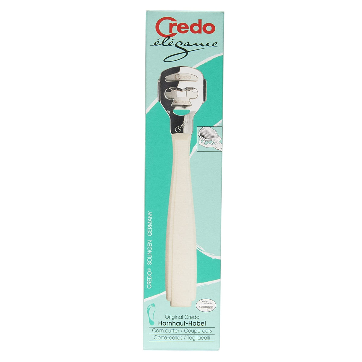 Corn and Callus Cutter Pedicure Tool with Ergonomic Handle - Green Box