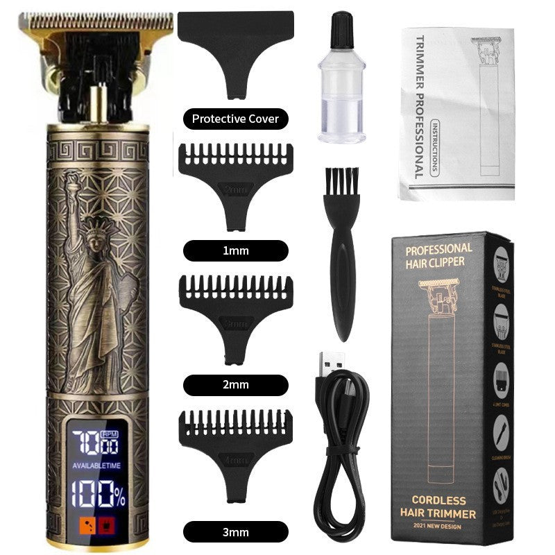 Cordless Beard Hair Trimmer for Men, Zero Gapped Edgers & Clippers