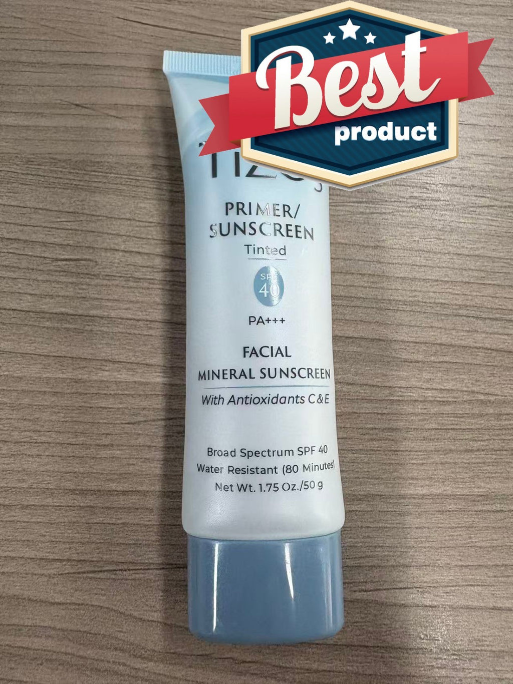 Tinted SPF40 Mineral Sunscreen with SPF 40 - 1.75 oz Facial Sun Protection