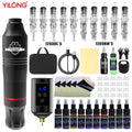 Tattoo Kit Complete with Aluminum Machine, RCA Cable, Grips & Tape