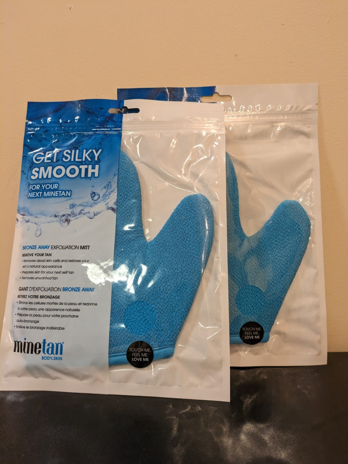 Exfoliation Mitt for Tanning Removal and Skin Prep - Reusable, Vegan