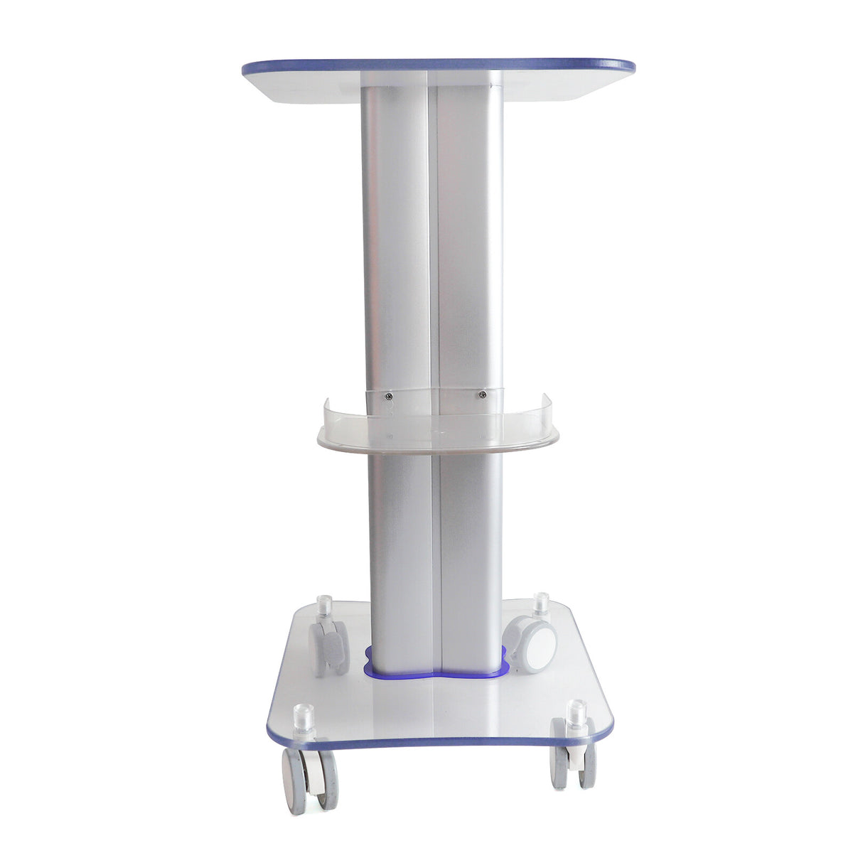 Beauty Salon Trolley Cart with Wheels - 69.5cm Mobile Spa & Makeup Tray