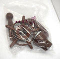 Mannequin Head Lock Holder for Display and Styrofoam Mannequins - H-222 Dark Brown
