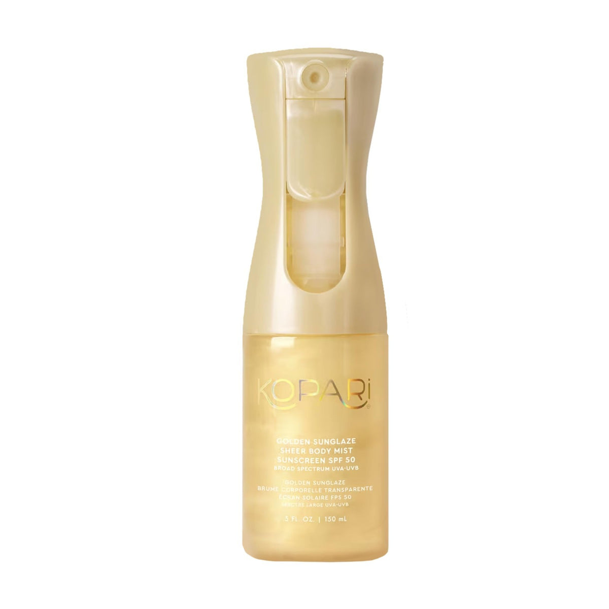 SPF 50 Body Mist with Shimmering Oil Hydrating Sunscreen Spray