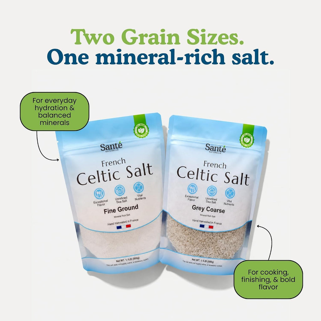 French Celtic Sea Salt - 1.1Lb Coarse Natural Unrefined Sea Salt