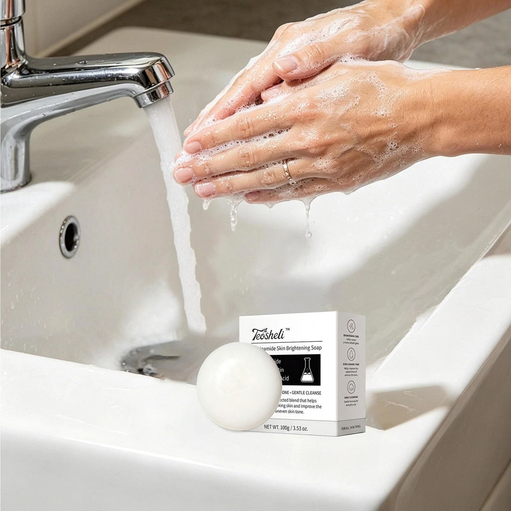 Niacinamide Alpha-Arbutin Tranexamic Acid Skin Cleansing Soap Bar for Face & Body