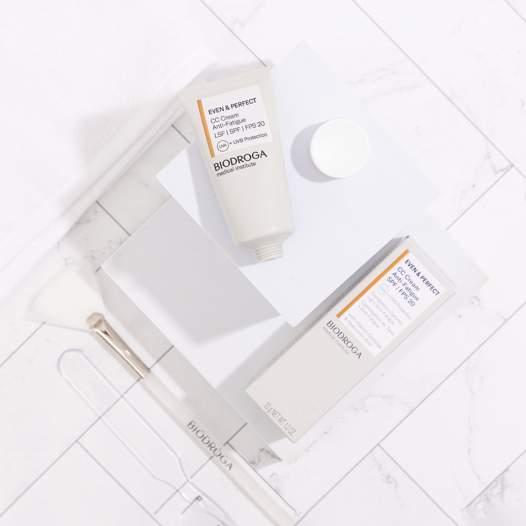 Anti-Fatigue CC Cream SPF 20 - Brightening Skin Corrector with Vitamin C & Collagen