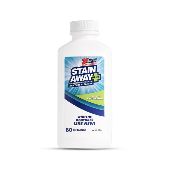 Denture Cleanser - Professional Strength, 8.10 oz, Up to 80 Cleanings
