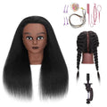 Professional Hairdressing Mannequin Head with Real Hair for Styling Practice