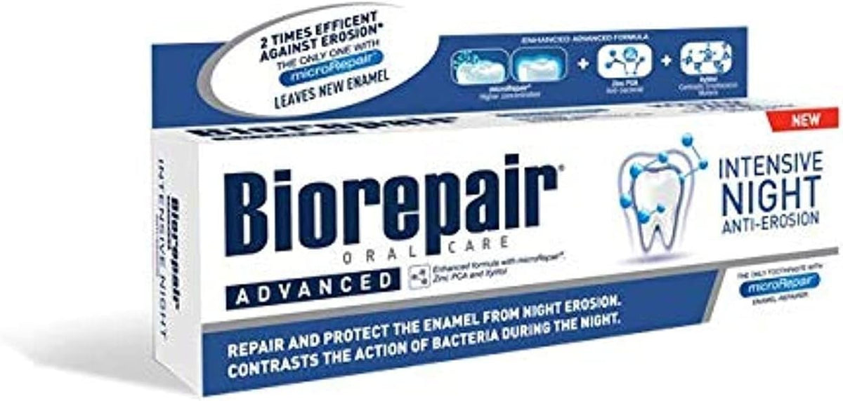 Remineralizing Night Toothpaste 75ml - Enamel Repair, Fluoride-Free, Made in Italy