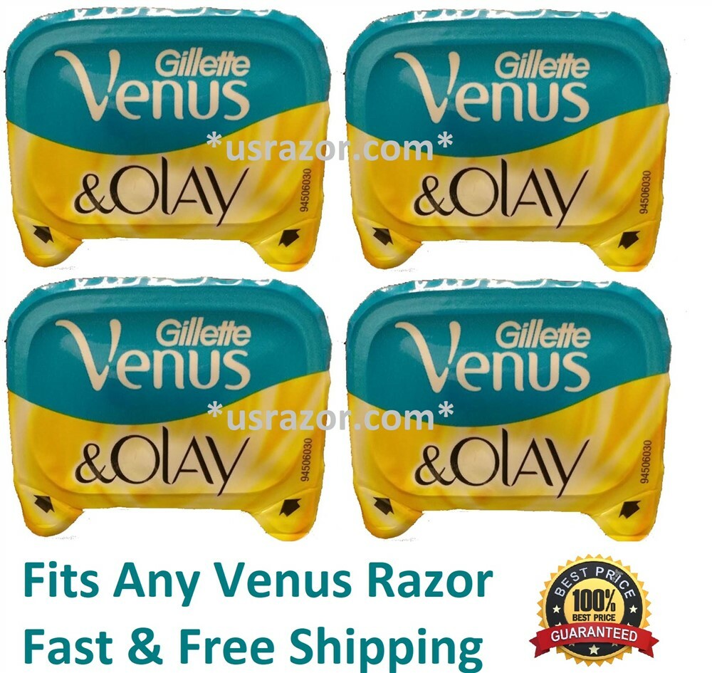 Gillette Venus Olay Razor Blade Refills - 4 Pack for Compatible Handles