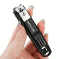 Stainless Steel Nail Clippers - Ultra Sharp Black Grooming Cutter