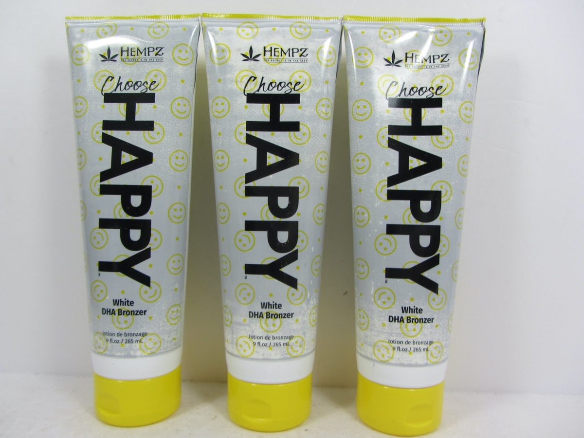 3 Pack Hempz White DHA Tanning Lotion - Bronzers & Moisturizers