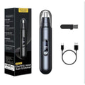 USB Rechargeable Ear & Nose Hair Trimmer with LED Screen for Men Women