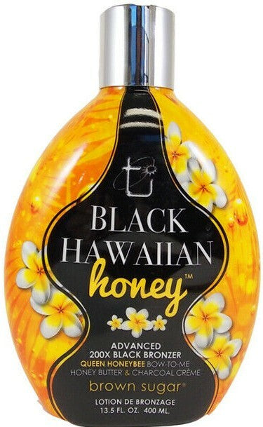 Black Hawaiian Honey Tanning Lotion with 200X Black Bronzers - 13.5 Oz
